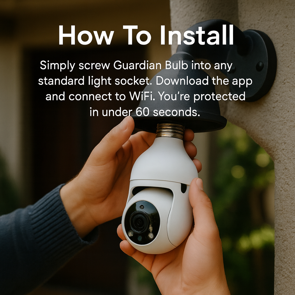 Guardian Lightbulb Camera